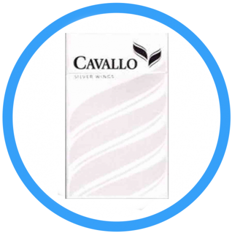 Сигареты "Cavallo" Silver touch (серый)